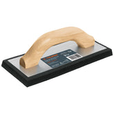 Flota de goma 5/8" acabado liso con mango madera truper